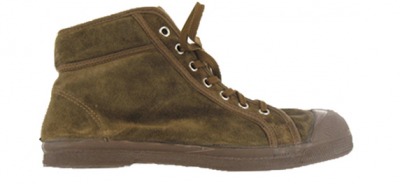 Tennis Mid Suede Taupe - bensimon shoes 